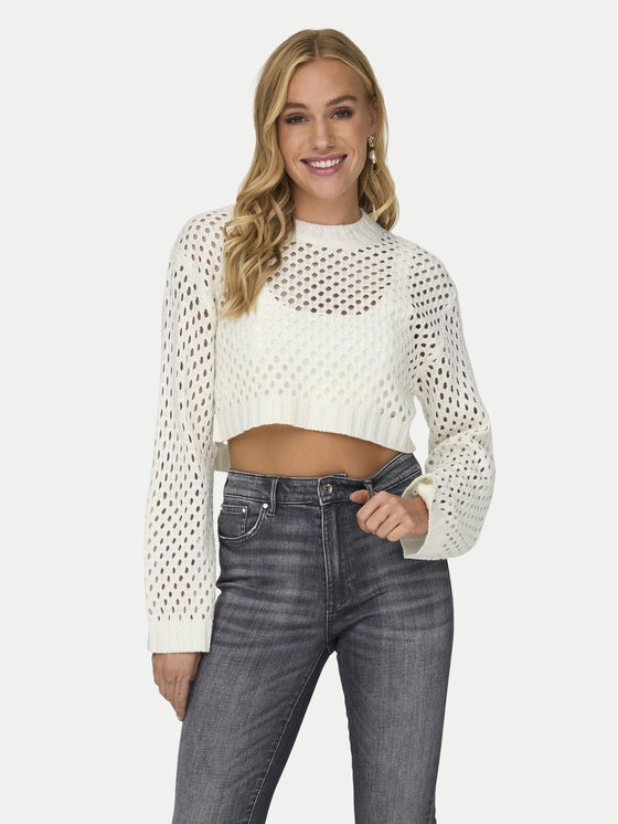 ONLY ONLY Sweater Milla 15300575 Ekru Regular Fit