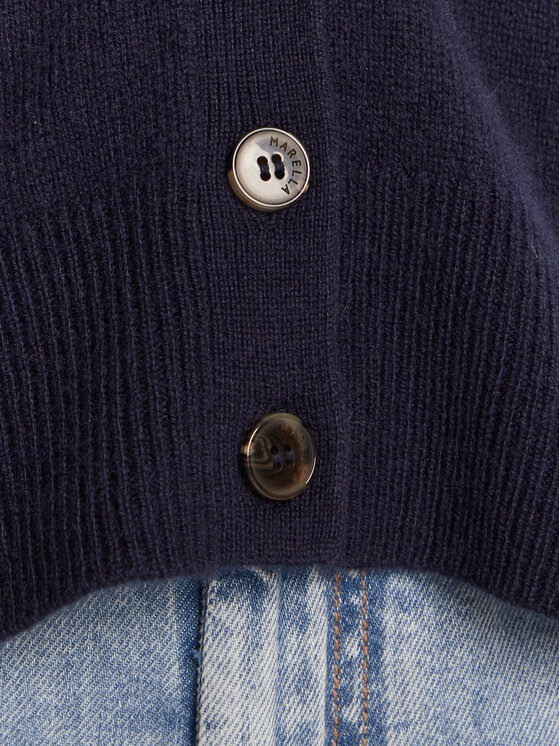 Marella Marella Cardigan Chicco 2523346044 Bleumarin Loose Fit