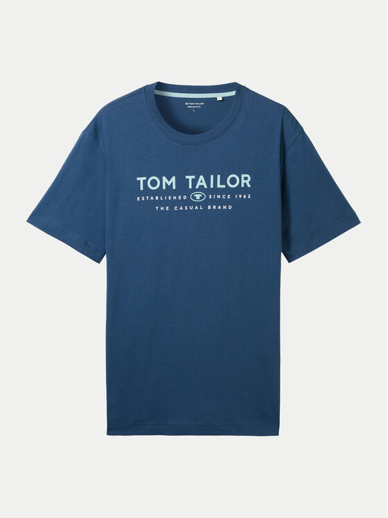 Tom Tailor Tom Tailor T-krekls 1043276 Zils Regular Fit