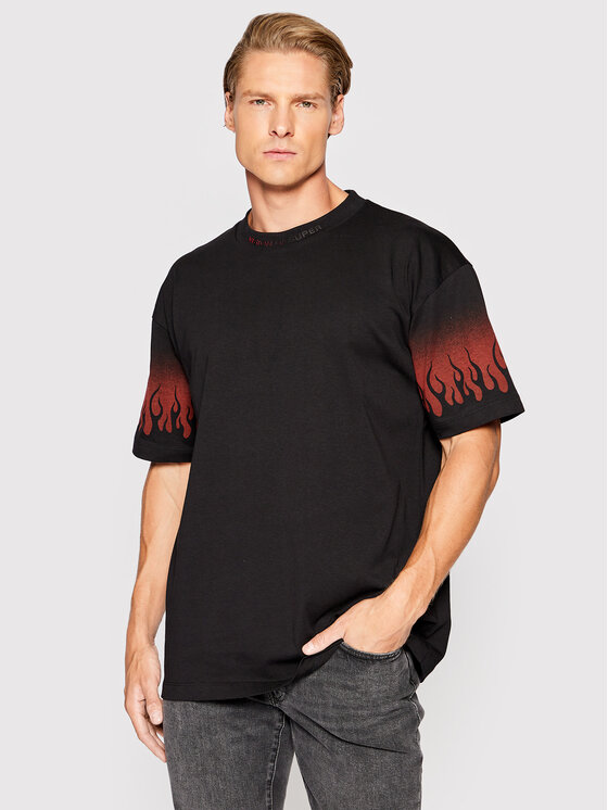 Vision Of Super Vision Of Super T-shirt VS00309 Crna Regular Fit