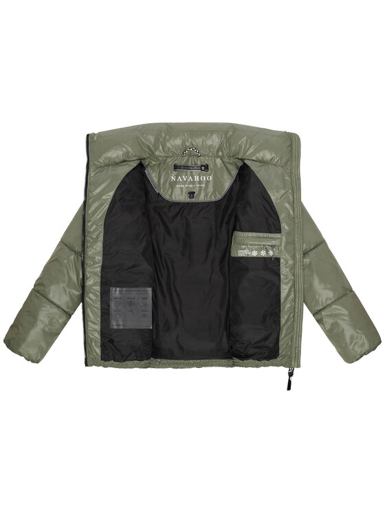 Navahoo Navahoo Kurtka zimowa Eispacht Zielony Regular Fit