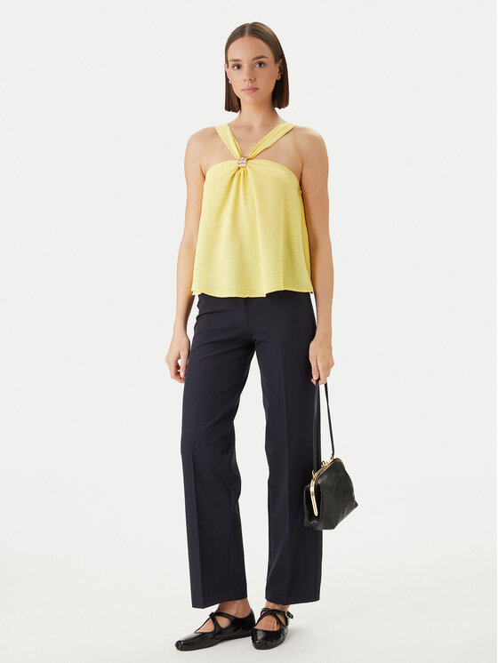 Morgan Morgan Bluse 261-OGALAN Gelb Regular Fit