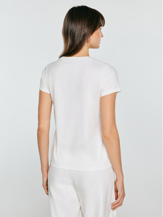 BIG STAR BIG STAR T-Shirt RATTA Biały Basic Fit