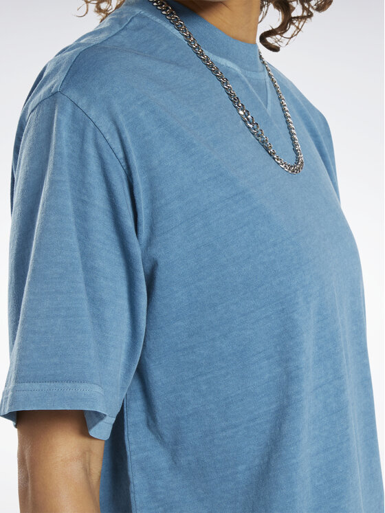 Reebok Reebok Футболка Classics Natural Dye Boxy T-Shirt HT7857 Голубий