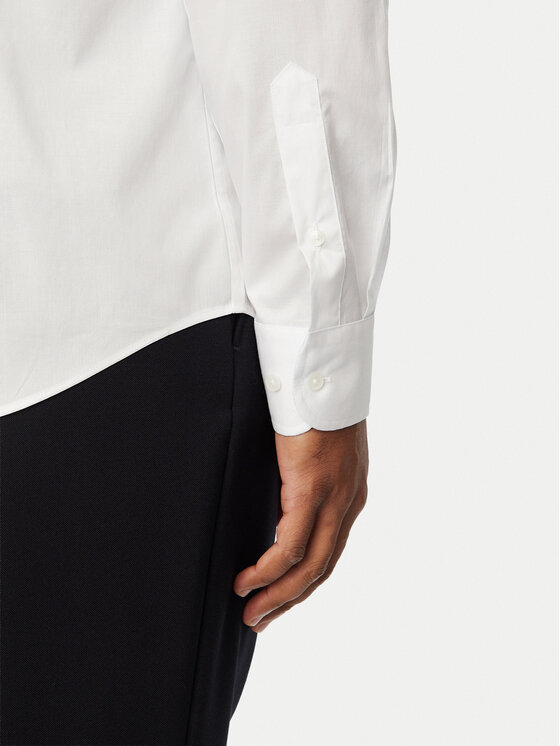 Tommy Hilfiger Tommy Hilfiger Košile MW0MW44710 Bílá Slim Fit