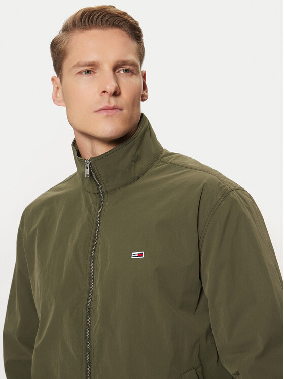 Tommy Jeans Tommy Jeans Geacă Essential DM0DM20655 Verde Regular Fit