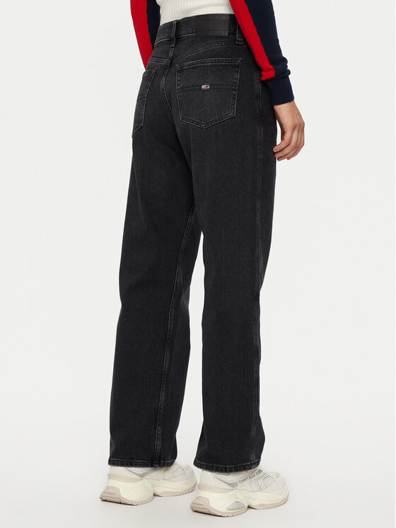 Tommy Jeans Tommy Jeans Jeansy Betsy DW0DW19739 Czarny Wide Leg