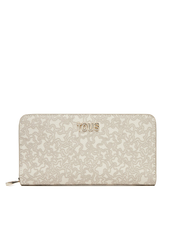 TOUS TOUS Portafoglio Kaos Mini Lines 2002183401 Beige
