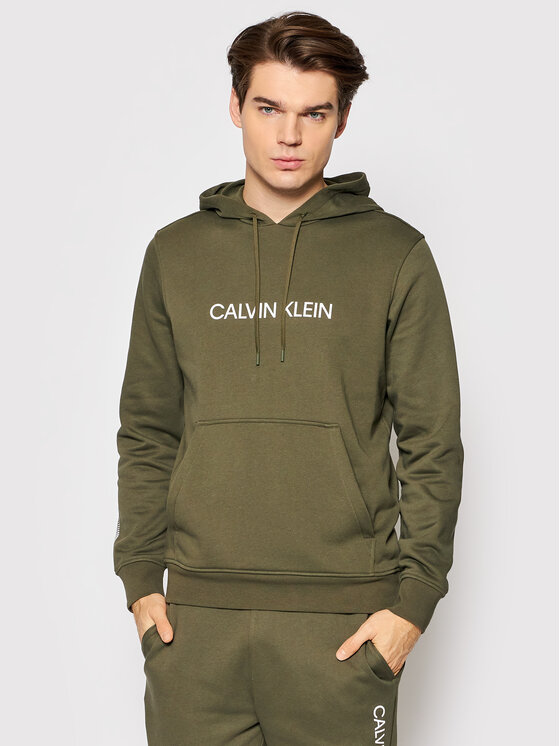 Calvin Klein Performance Džemperis 00GMF1W304 Žalia Regular Fit