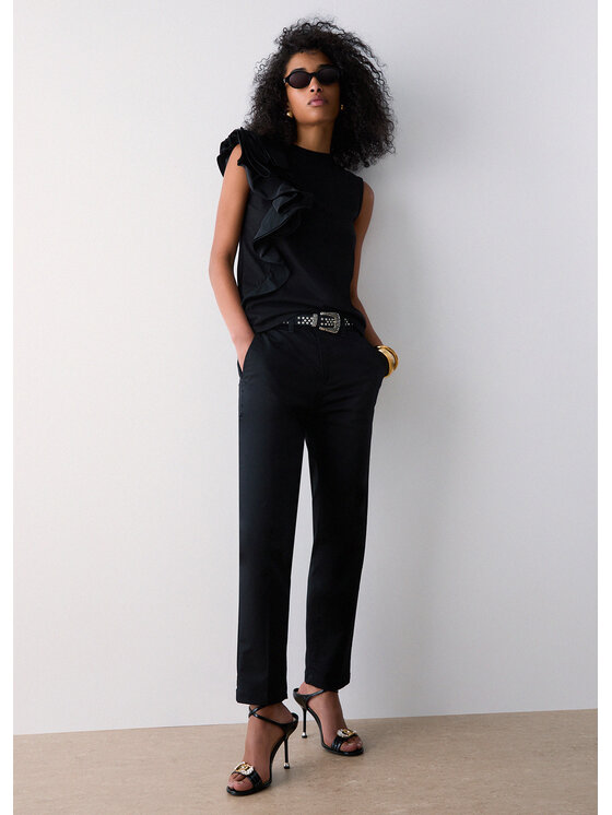 Liu Jo Liu Jo Pantaloni di tessuto WA6510T714422222 Nero Regular Fit