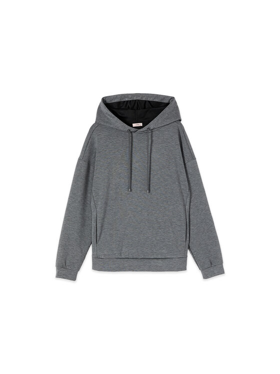 Oltre Oltre Bluza G882J004759N013 Szary Over Fit