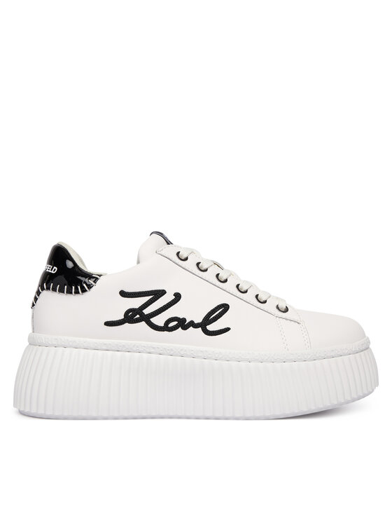 KARL LAGERFELD KARL LAGERFELD Sneakersy Kreeper Lo KL42372C Biela