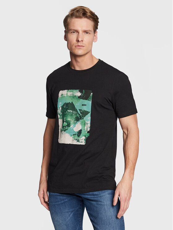 T-shirt Abstract 50485165 Nero Regular Fit