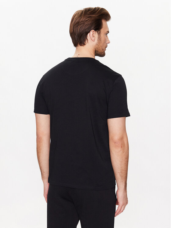 Diadora Diadora T-Shirt Ss Core 102.179485 Czarny Regular Fit