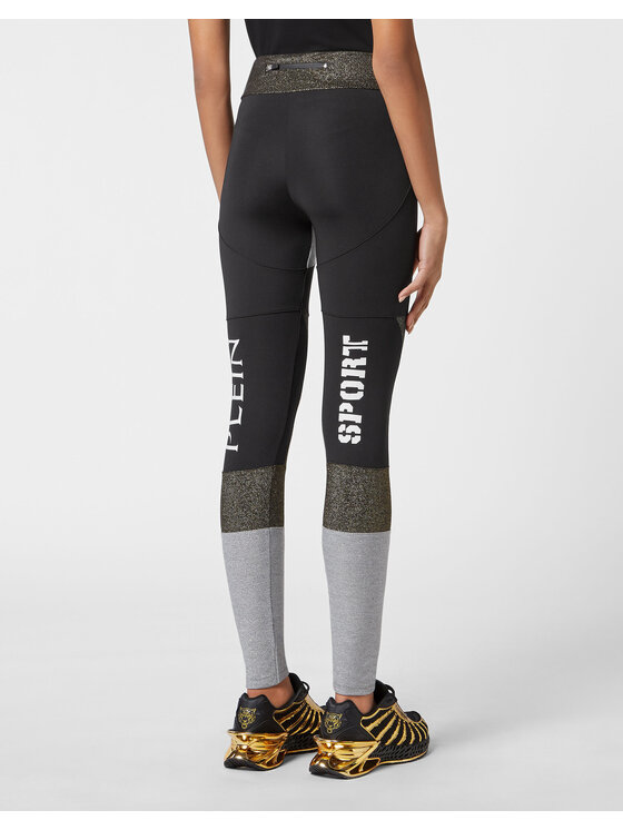 Plein Sport Plein Sport Legginsy 1767 Kolorowy Active Fit