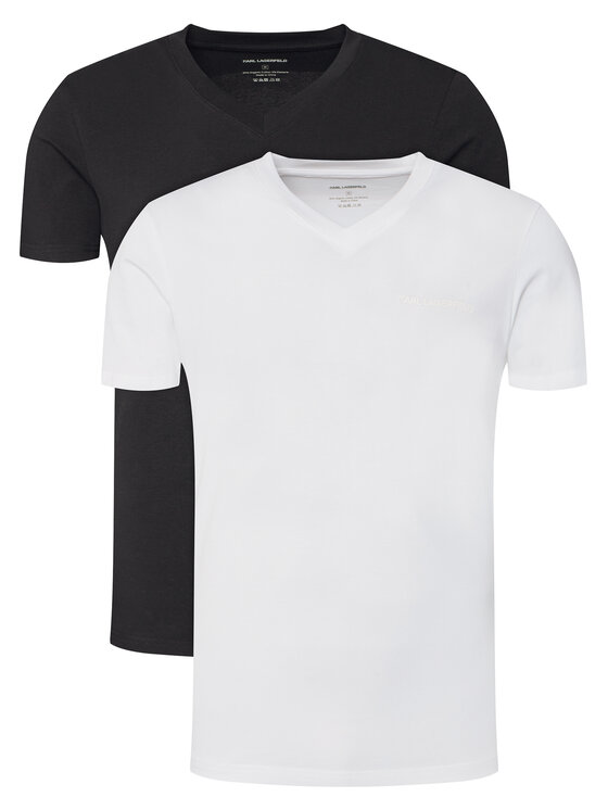 KARL LAGERFELD KARL LAGERFELD 2 póló készlet A3M47006 Színes Slim Fit