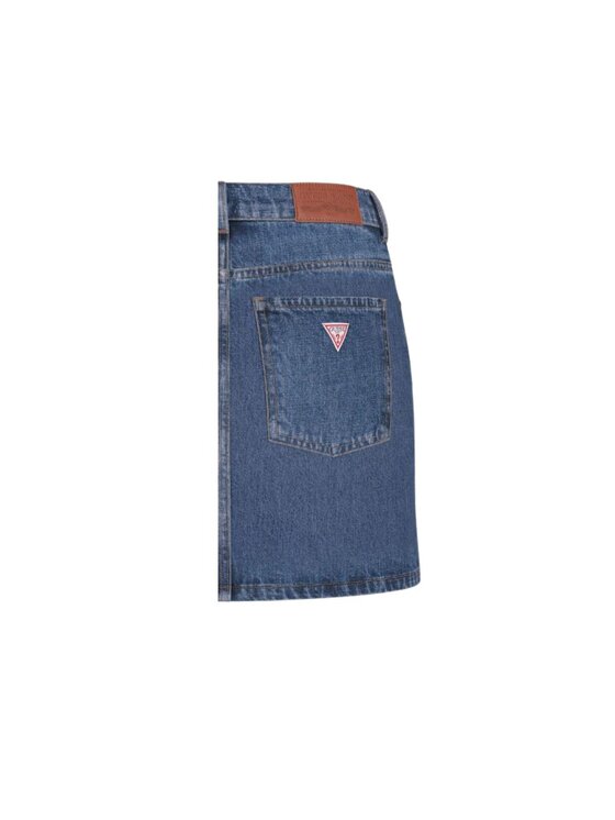 Guess Jeans Guess Jeans Φούστα τζιν Gj classic mini skirt Μπλε Regular Fit