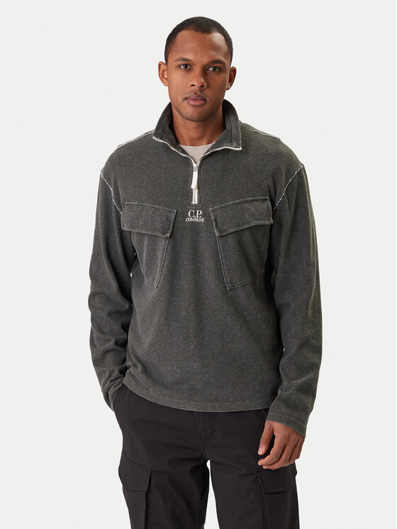 C.P. Company C.P. Company Bluză 20CMSS197A110644P Gri Regular Fit