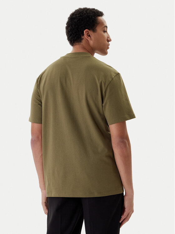 HUGO HUGO T-shirt Dapolino 50488330 Zelena Relaxed Fit