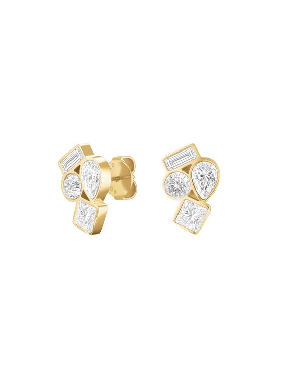 Rosefield Rosefield Kolczyki Playful Diamonds Złoty