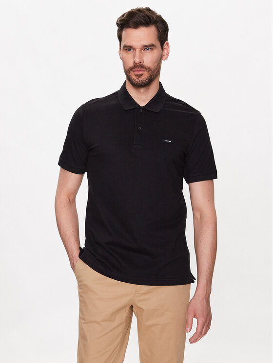 Calvin Klein Polo K10K111196 Melns Slim Fit