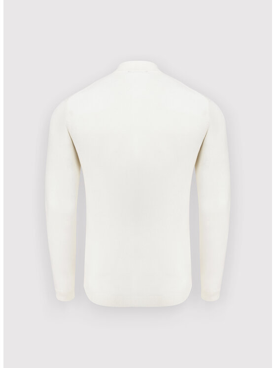 Pako Lorente Pako Lorente Sweter P25WN-2X-028 Biały Classic Fit