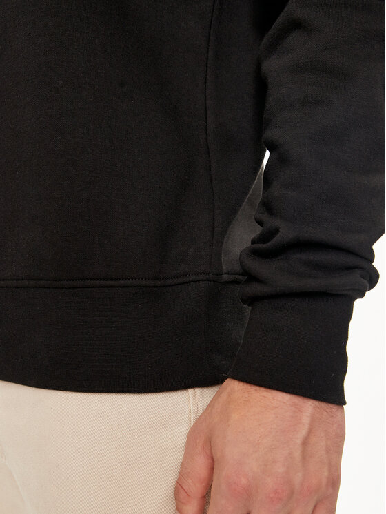 Tommy Hilfiger Tommy Hilfiger Sweatshirt Flag Logo MW0MW32735 Schwarz Regular Fit