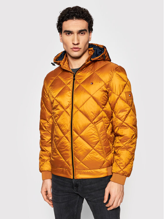 Tommy Hilfiger Tommy Hilfiger Übergangsjacke Diamond Quilter MW0MW19617 Goldfarben Regular Fit