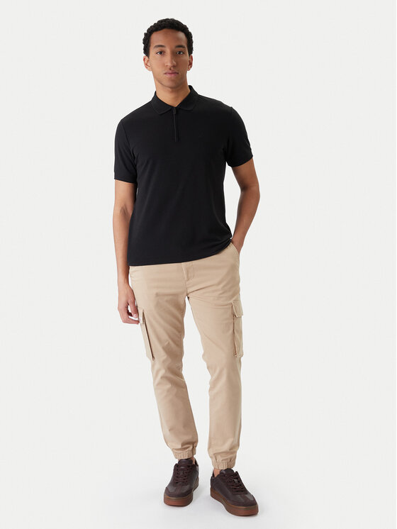 Calvin Klein Jeans Calvin Klein Jeans Jogger nohavice Comfort LV04RD608G Hnedá Skinny Fit