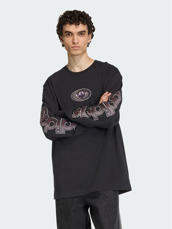 adidas adidas Longsleeve 161657 Czarny Loose Fit