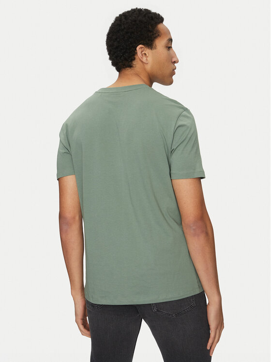 HUGO HUGO Футболка Dulivio 50467556 Зелений Regular Fit