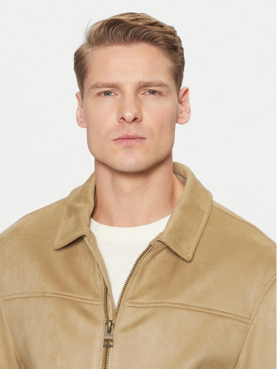 Guess Guess Μπουφάν μεταβατικό M5RL01 WGU72 Μπεζ Regular Fit