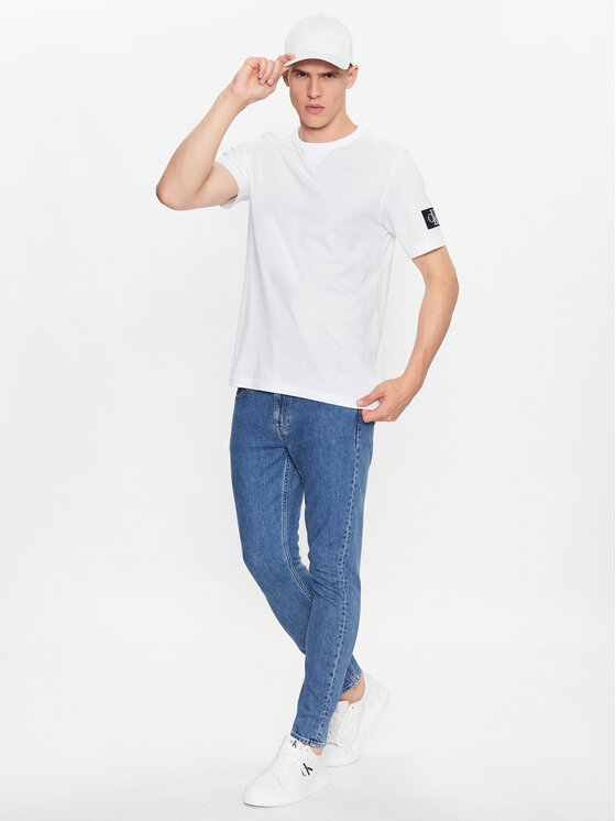 Calvin Klein Jeans Calvin Klein Jeans Jeans hlače J30J323383 Mornarsko modra Slim Fit