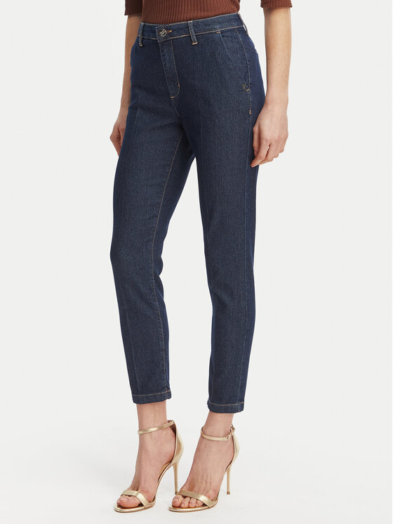 Rinascimento Rinascimento Дънки CFC0127958003 Тъмносин Slim Fit