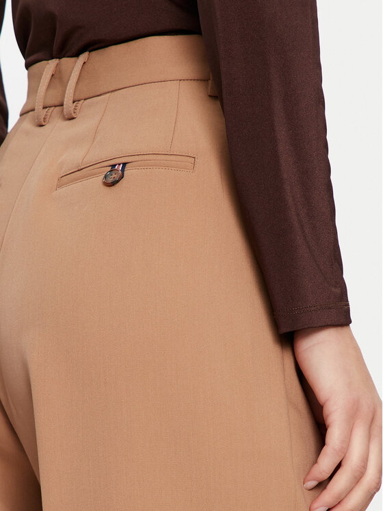 U.S. Polo Assn. U.S. Polo Assn. Pantaloni di tessuto WUP0776 Beige Regular Fit