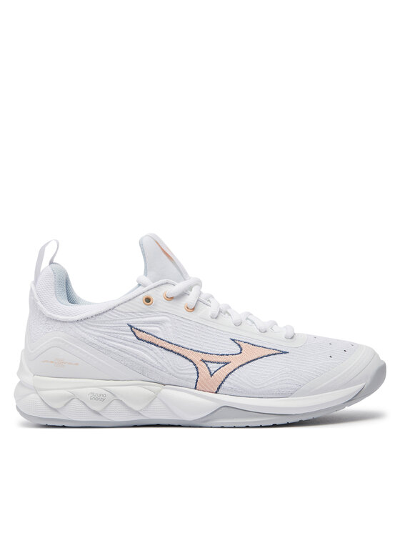 Buty halowe, rozmiar 38.5, Biały, Wave Luminous 2 V1GC2120