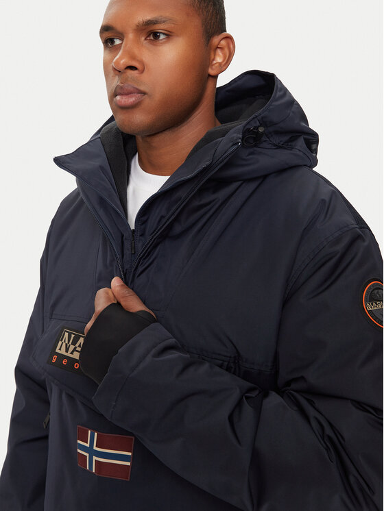 Napapijri Napapijri Anorak jakna Rainforest Next NP0A4IB9 Tamnoplava Regular Fit