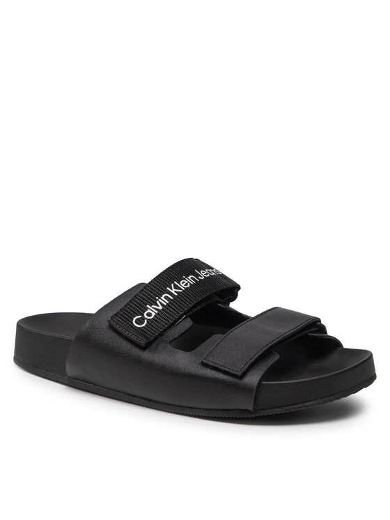 Calvin Klein Jeans Iešļūcenes Comfort Sandal 1 YW0YW00597 Melns