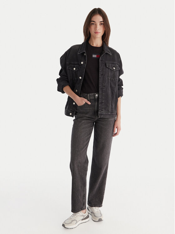 Tommy Jeans Tommy Jeans Jeansy Layla DW0DW20646 Černá Straight Fit