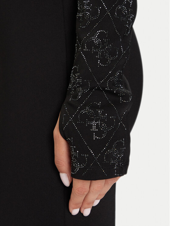 Guess Guess Гащеризон W5BD1P K7182 Черен Slim Fit