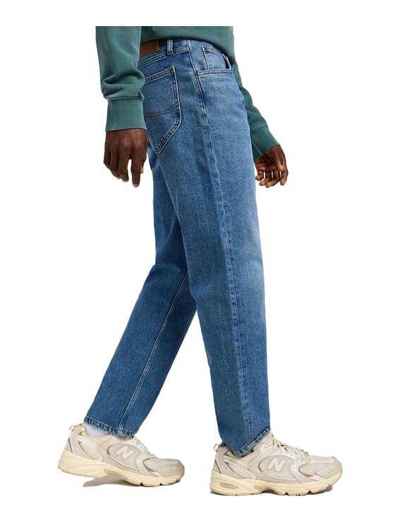 Lee Lee Jeansy 112350599 Niebieski Loose Fit
