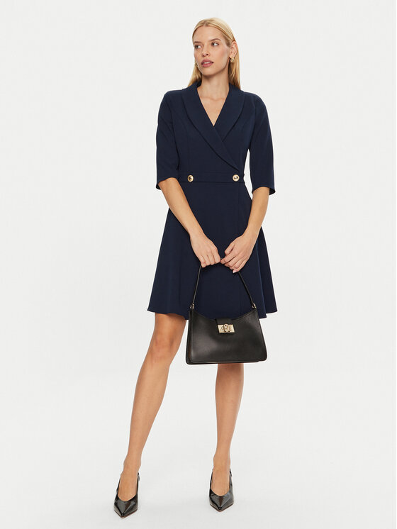 Rinascimento Rinascimento Coctailkleid CFC0121083003 Dunkelblau Regular Fit
