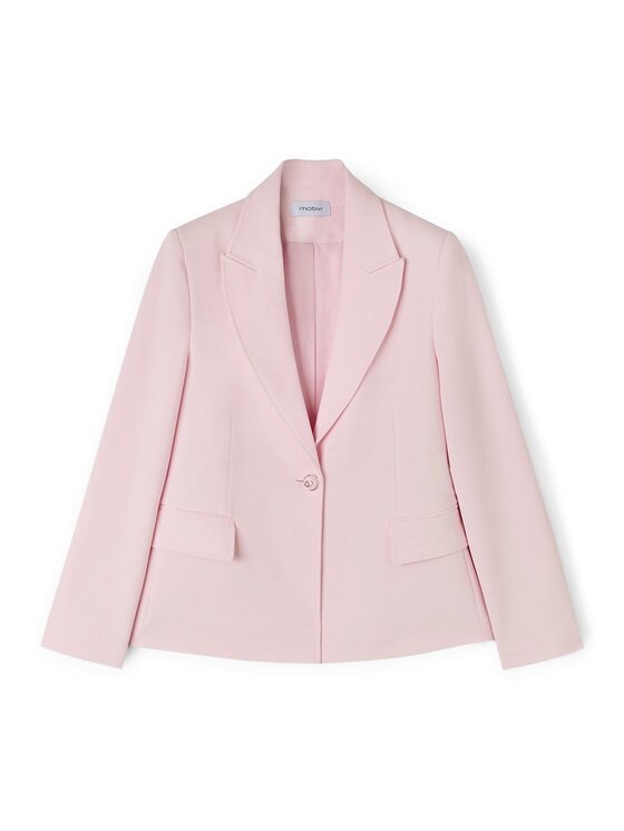 Motivi Motivi Marynarka Q660Q000842N006 Różowy Slim Fit