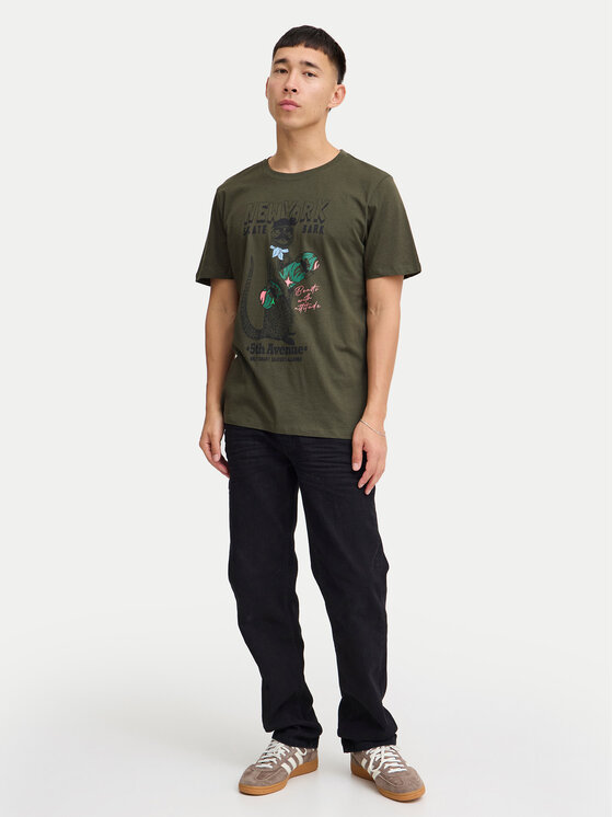 Blend Blend Póló 20717748 Zöld Regular Fit