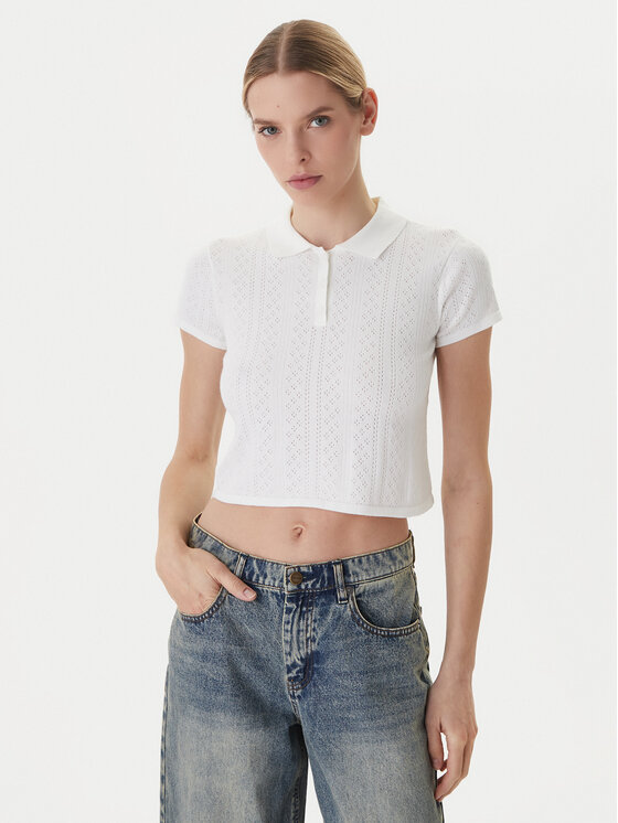 RVCA RVCA Svetr Dawn 23B071502 Bílá Regular Fit
