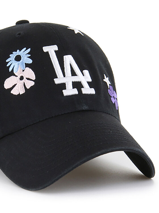 47 Brand 47 Brand Czapka z daszkiem MLB Los Angeles Dodgers B-FLRAC12GWS Czarny