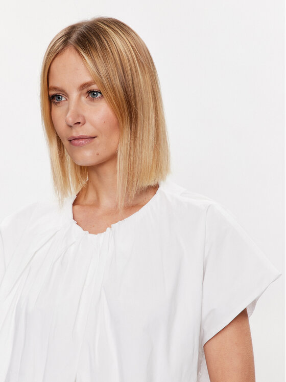 Liviana Conti Liviana Conti Bluse L3SK07 Weiß Relaxed Fit