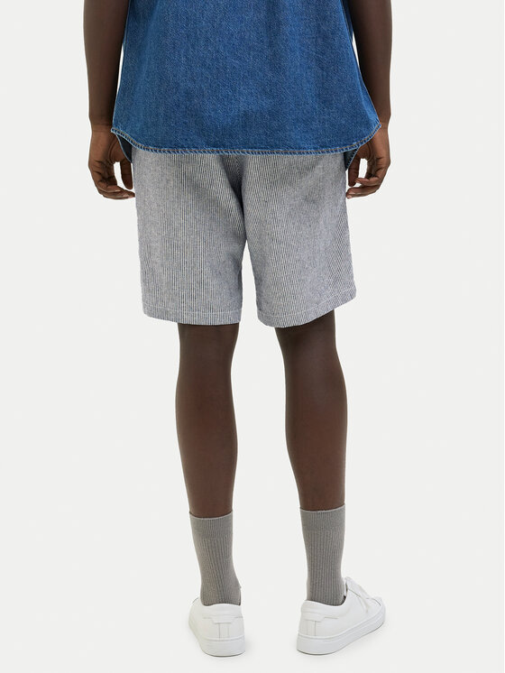 Jack & Jones Jack & Jones Šortky z materiálu Tace Mykonos 12269376 Modrá Tapered Fit