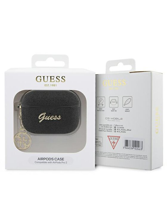 Guess Guess Etui na słuchawki AirPods Pro 2 Czarny