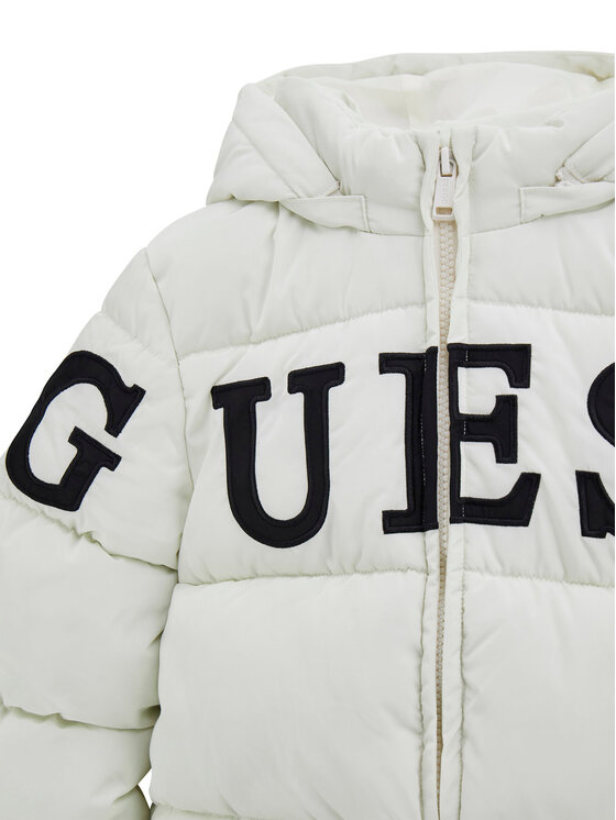 Guess Guess Žieminė striukė J5BL16 WB240 Écru Regular Fit
